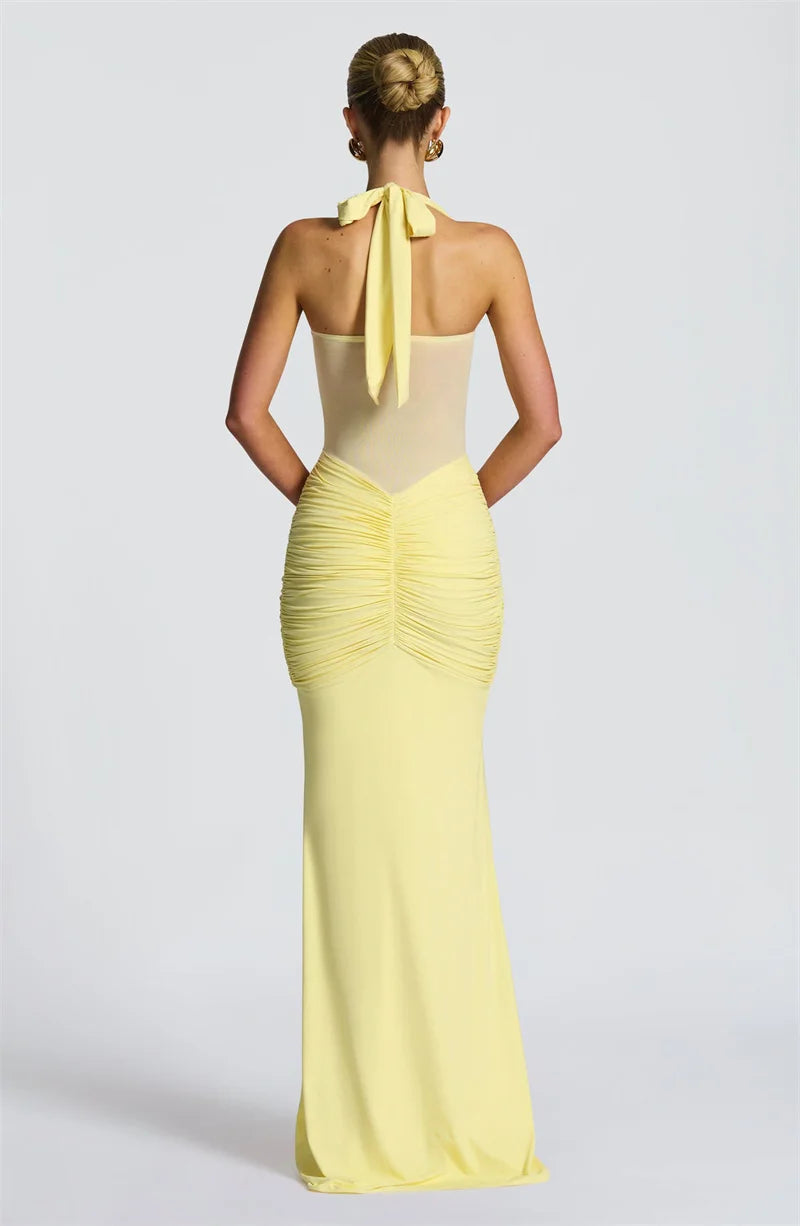 Robe Longue Sexy Dos Nu – Élégance et Séduction