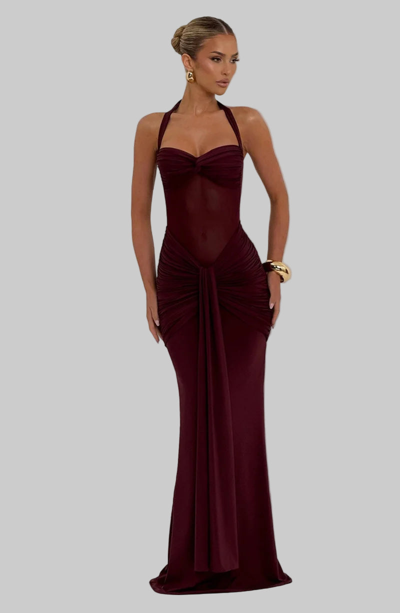 Robe Longue Sexy Dos Nu – Élégance et Séduction
