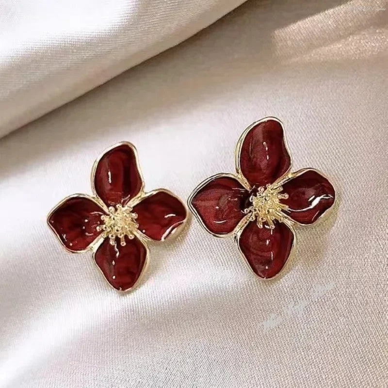 BOUCLE D'OREILLES FLEUR