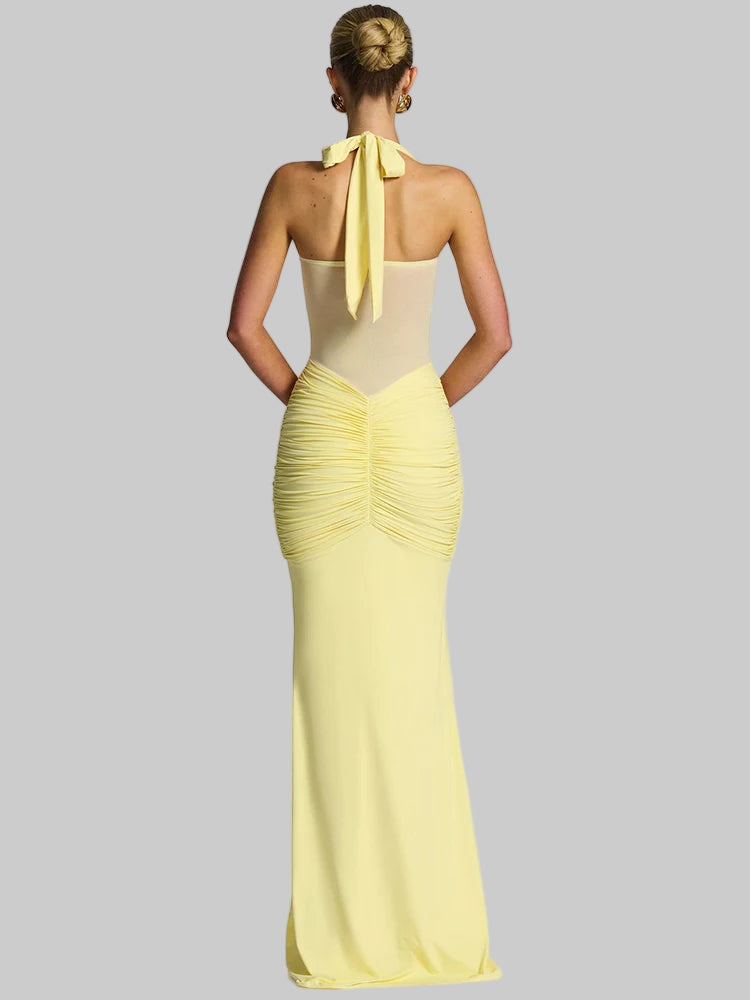 Robe Longue Sexy Dos Nu – Élégance et Séduction