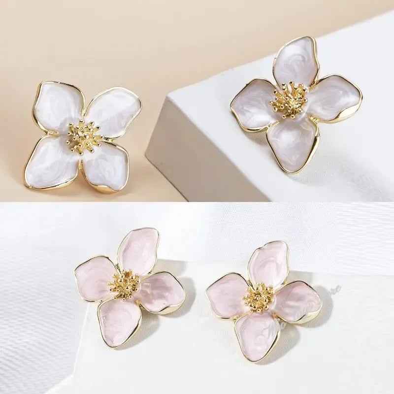 BOUCLE D'OREILLES FLEUR
