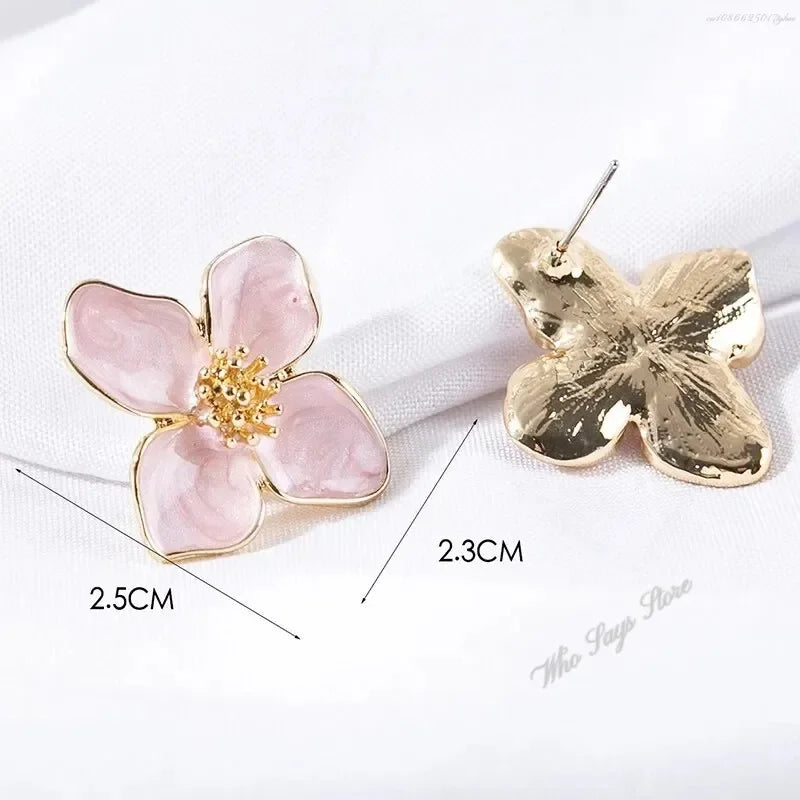 BOUCLE D'OREILLES FLEUR