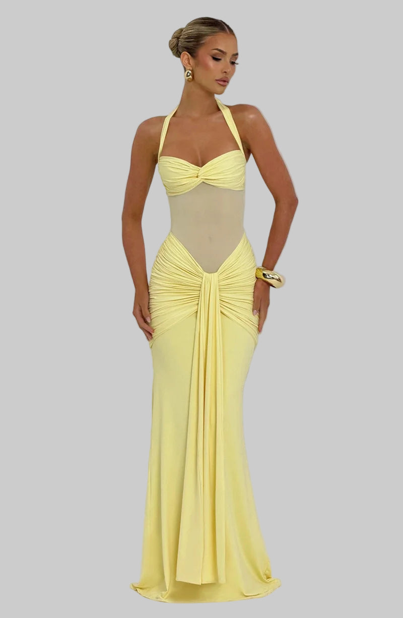 Robe Longue Sexy Dos Nu – Élégance et Séduction