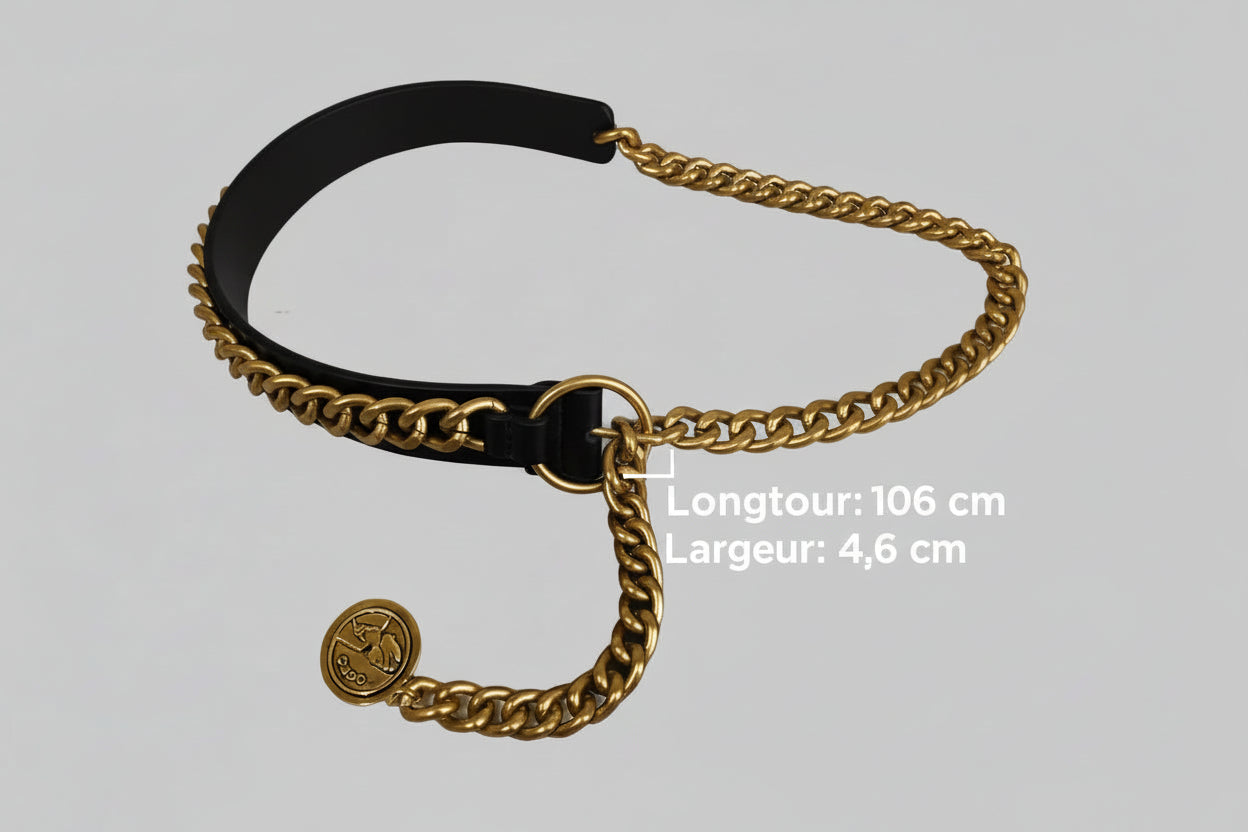 Ceinture noire stylée