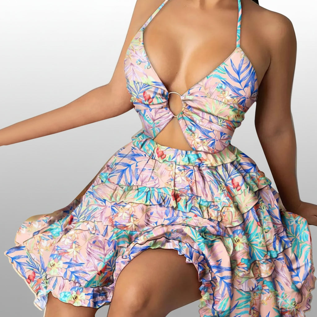 Robe Mini Sans Manches – Coupe Élégante Longueur Genoux