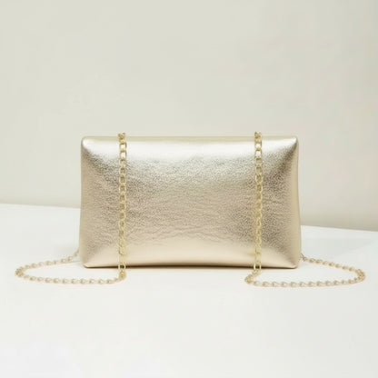 Sac Bandoulière Chaîne Dorée - Sac Messager Élégant et Tendance