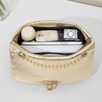 Sac Bandoulière Chaîne Dorée - Sac Messager Élégant et Tendance