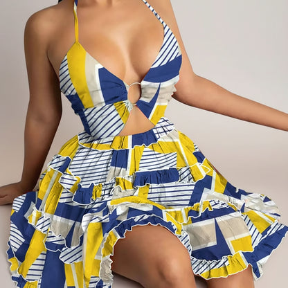 Robe Mini Sans Manches – Coupe Élégante Longueur Genoux